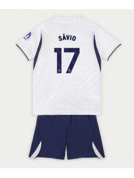 Otroški Nogometna dresi replika Tottenham Hotspur Savio #17 Domači 2026-27 Kratek rokav (+ hlače)